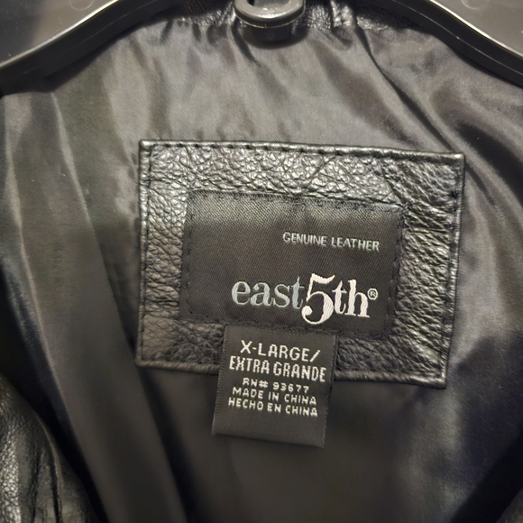 east 5th Leather Jacket XL - Picture 9 of 13